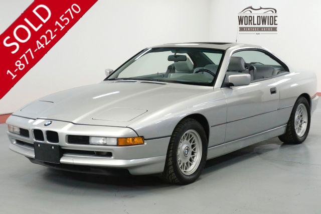 1992 BMW 850I TWO OWNER! COLLECTOR GRADE. 79K MILES. DOCS!
