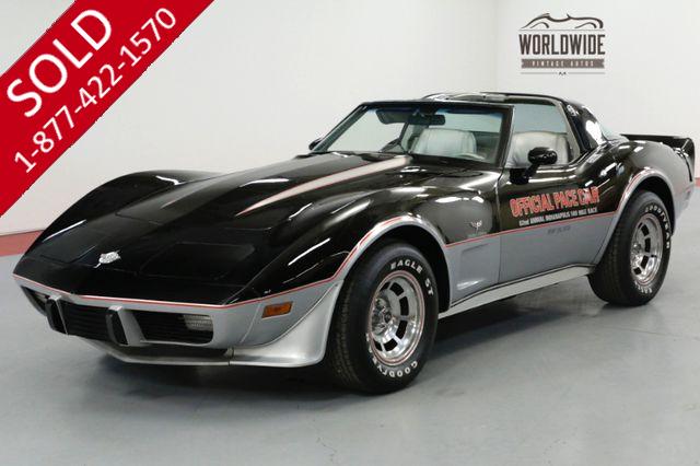 1978 CHEVROLET CORVETTE INDY PACE CAR. 9K MILES COLLECTOR GRADE 