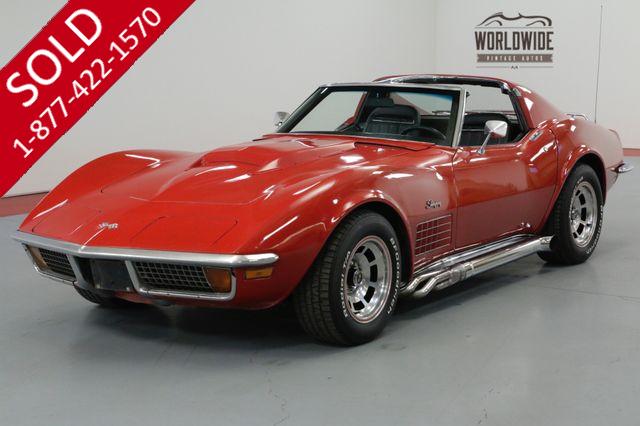 1972 CHEVROLET CORVETTE 383 CID V8. 4 BOLT MAIN. AUTO. FAST. PS PB 