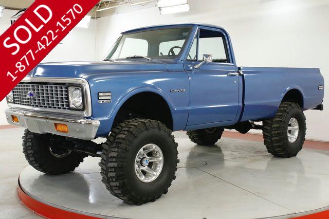 1972 CHEVROLET  PICK UP  4X4. LIFTED. NEW PAINT. V8. MANY NEW PARTS
