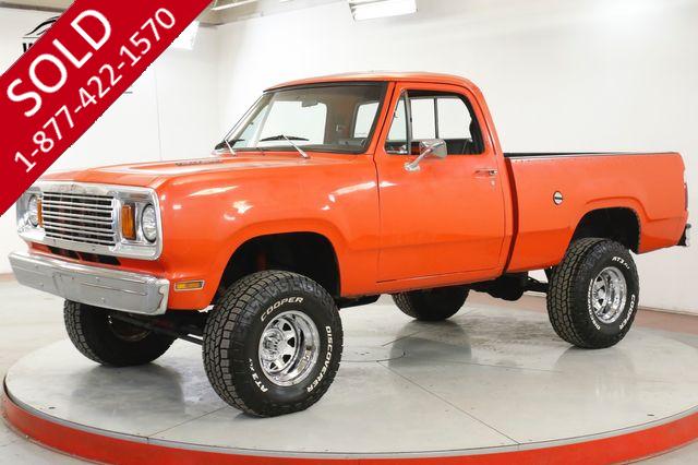 1978 DODGE  POWER WAGON W100 4X4 PS PB V8 LIFTED SHORT BOX COLLECTOR 