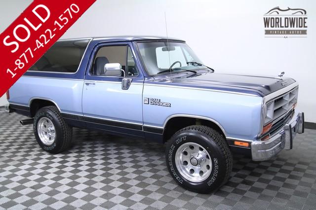1989 Dodge Ramcharger 4x4 for Sale