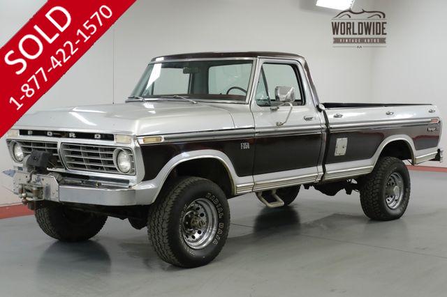 1975 FORD  F250  RANGER XLT 4X4! 390 V8. AUTOMATIC. 