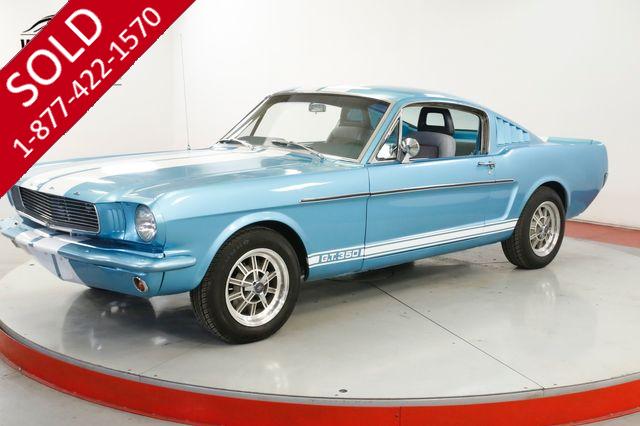 1965 FORD  MUSTANG FASTBACK V8. 5-SPEED GT 350 CLONE 4-WHEEL DISC