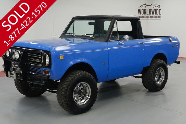 1972 INTERNATIONAL SCOUT II HALF CAB. RARE. NEW PAINT. TRAIL OR DRIVE.