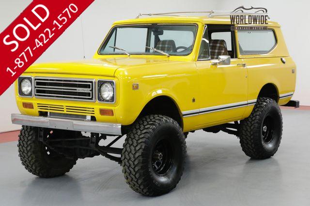 1978 INTERNATIONAL SCOUT LOW MILES. AUTO. 4X4. AC. CONVERTIBLE