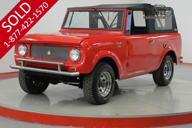 1964 INTERNATIONAL  SCOUT  NEW SOFT TOP- ALL WHEEL DRIVE. CLEAN! 