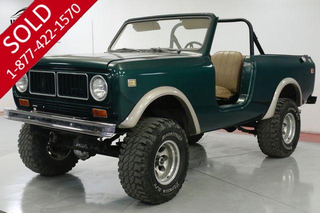 1972 INTERNATIONAL  SCOUT REMOVABLE TOP 4X4 AUTO V8 