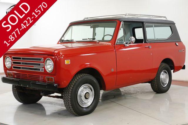 1972 INTERNATIONAL  SCOUT  II 4x4 CONVERTIBLE 345 V8 PS PB COLLECTOR