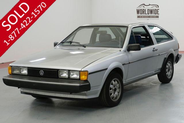 1982 VOLKSWAGON SCIROCCO ONE OWNER. VERY CLEAN. COLLECTOR QUALITY.