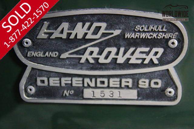 land rover defender nas production numbers