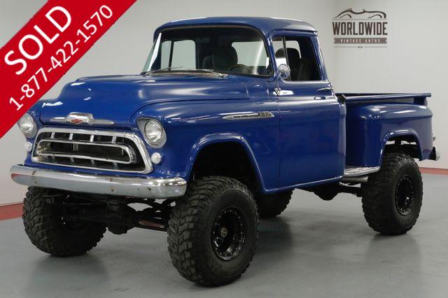 1955 CHEVROLET 3100 350V8! AUTO. PS PB 4X4 LIFTED DIGITAL GAUGES