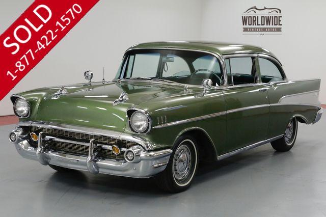 1957 CHEVROLET BEL AIR  TWO OWNER. RESTORED. 350V8. TH350 AUTOMATIC.