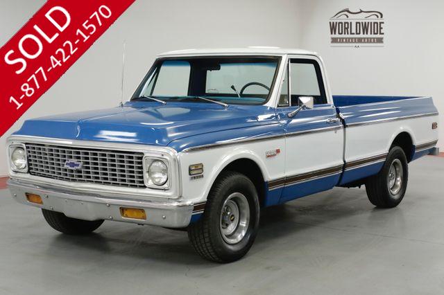 1972 CHEVROLET  C10 CHEYENNE SUPER TRUCK RESTORED V8 PS PB RARE 