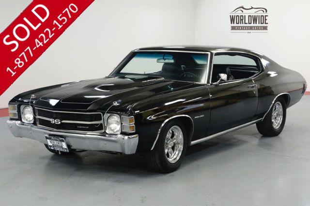 1971 CHEVROLET CHEVELLE SS TRIBUTE. STUNNING BLACK. PS. PB. CONSOLE SHIFT.