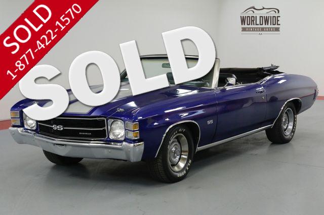 1971 CHEVROLET CHEVELLE SS TRIBUTE, PS, PB, FACTORY AC, POWER TOP!