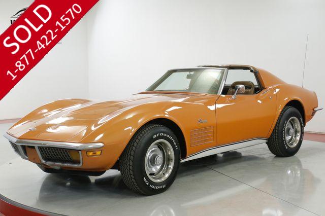 1972 CHEVROLET  CORVETTE REBUILT 350 PS PB TILT WHEEL DELUXE INTERIOR