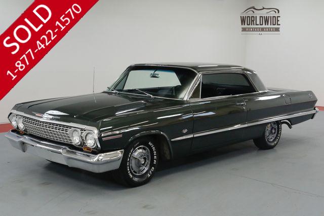 1963 CHEVROLET IMPALA SS TRUE SS! 327V8. AUTO. PS PB A/C! MUST SEE!