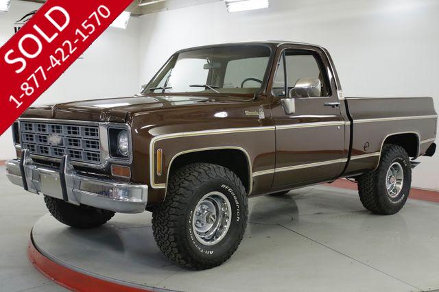 1977 CHEVROLET K10 SHORT BED 4x4! COLLECTOR SQUARE BODY