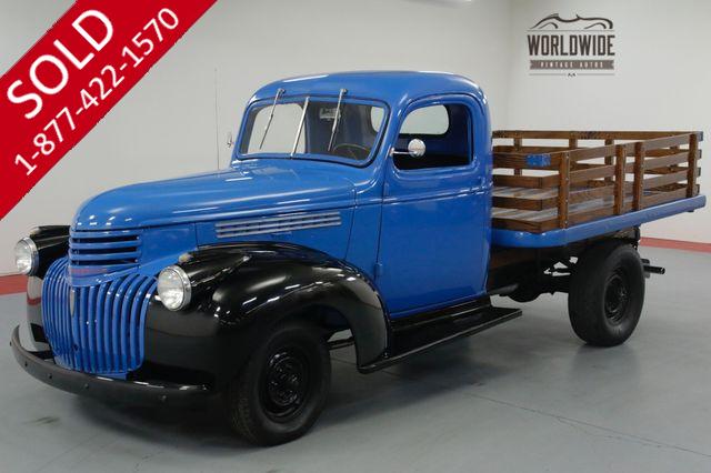 1946 CHEVROLET STAKEBED 216 4 SPEED CLASSIC! 