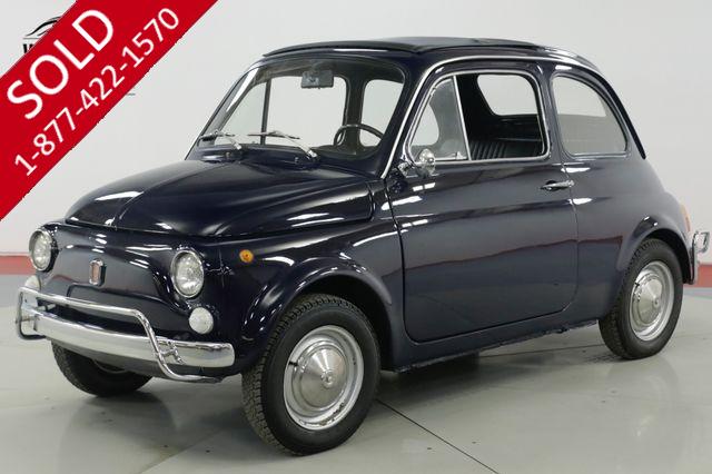 1971 FIAT 500L  RESTORED PREVIOUSLY IMMACULATE RARE SUNROOF 