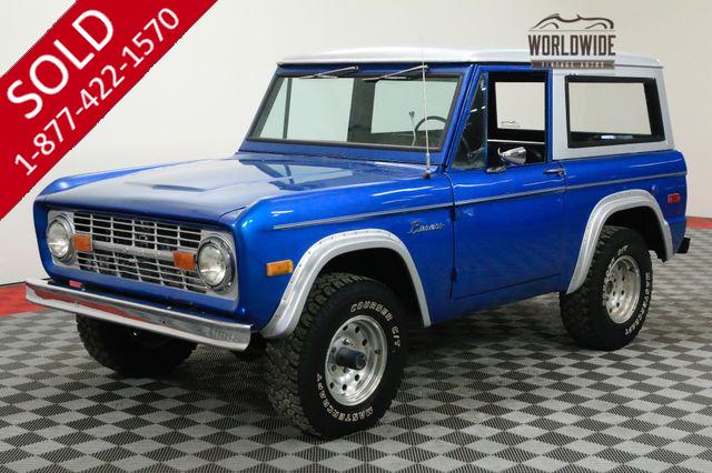 1971 FORD BRONCO RESTORED 302 V8 4X4 CONVERTIBLE