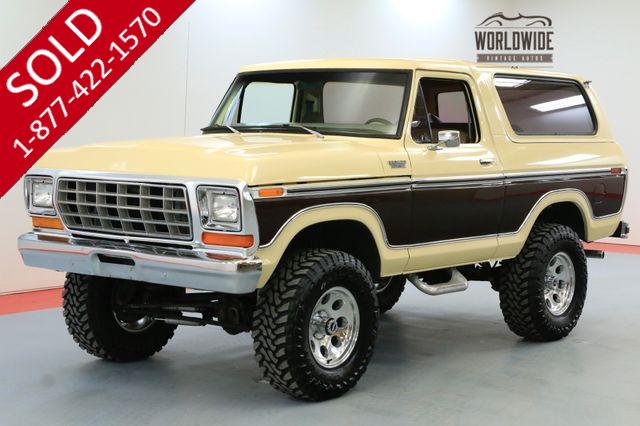 1979 FORD BRONCO  FULL SIZE ENGINE 4 SPEED MANUAL