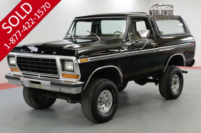 1979 FORD BRONCO RARE SECOND GENERATION CONVERTIBLE