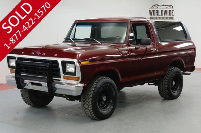 1979 FORD BRONCO FRAME UP RESTORED 460 V8 AUTO COLD AC