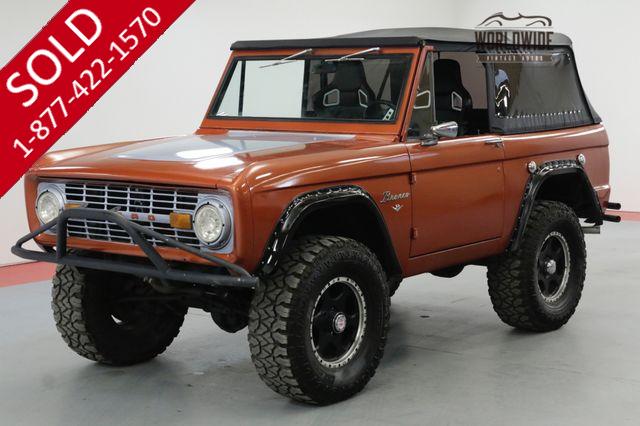 1976 FORD BRONCO RESTORED CUSTOM WHEELS PS PB 4X4 CONVERTIBLE