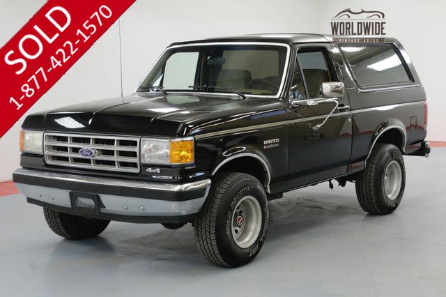 1988 FORD BRONCO XLT 4X4 71K ORIGINAL MILES COLLECTOR GRADE