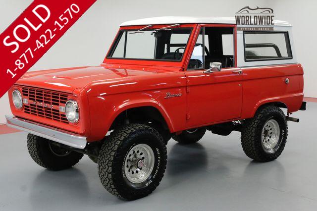 1966 FORD BRONCO RESTORED! UNCUT! PS PB! V8! 4X4 RARE!