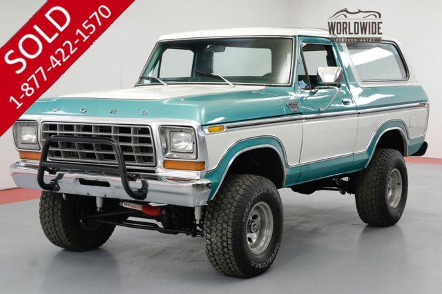 1978 FORD BRONCO RARE TWO YEAR ONLY BIG BODY 4X4 FACTORY AC