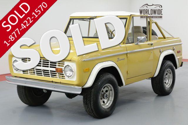 1973 FORD BRONCO 4X4 PS PB AC RARE COLOR AUTO CRUISER