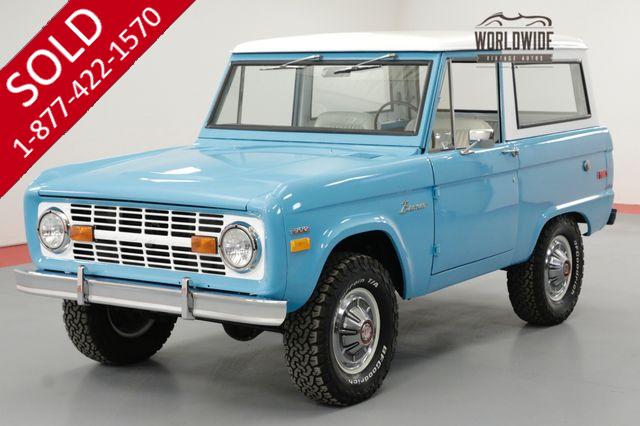 1970 FORD BRONCO FRAME OFF RESTORED UNCUT 302V8