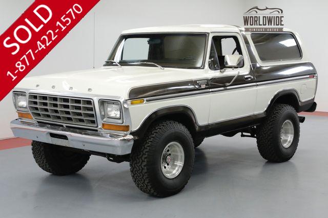 1978 FORD BRONCO RANGER XLT 400V8 AUTO 4X4 MARTI REPORT