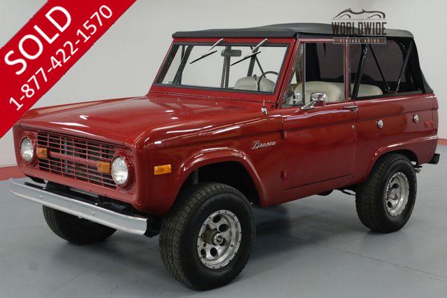 1973 FORD BRONCO RESTORED. UNCUT! 351 V8! AUTO. PS. PB.