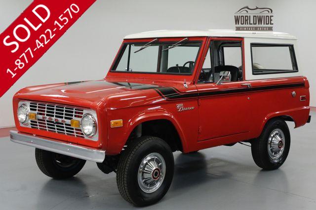 1975 FORD BRONCO  RESTORED! UNCUT BRONCO. 302 V8! PS. PB.