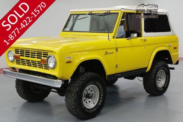 1970 FORD BRONCO CRATE 302 V8. LIFT. PS. PB. 4x4 CONVERTIBLE!