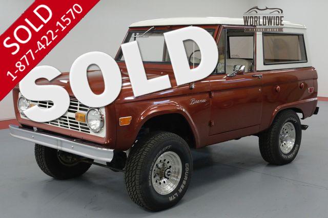 1969 FORD BRONCO RESTORED. 302V8. AUTO 4X4. DISC BRAKES UNCUT!