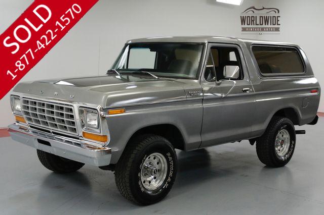 1979 FORD BRONCO RESTORED. V8. AUTO. 4X4. REMOVABLE HARD TOP. 