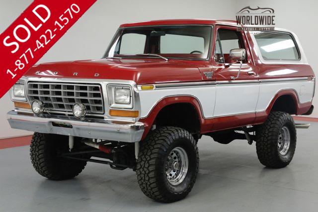 1978 FORD BRONCO 351V8 AUTOMATIC 4X4 LIFTED EXCELLENT COLOR 