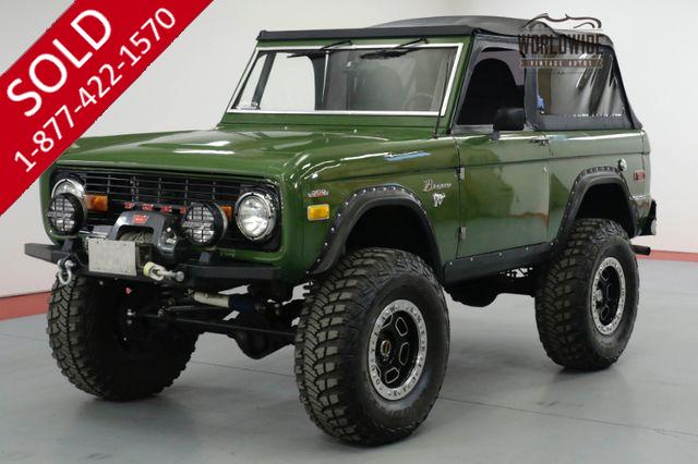 1973 FORD BRONCO RESTORED. HIGH DOLLAR BUILD. 408 STOKER. PS. 