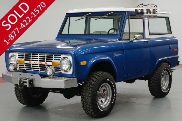 1972 FORD BRONCO UNCUT! RESTORED. 302 V8. WINCH. 4x4.  