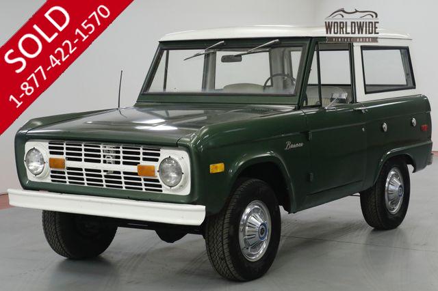 1974 FORD BRONCO UNCUT V8 HARD TOP RESTORED!