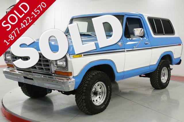 1978 FORD  BRONCO  REBUILT 400M AUTO PS PB AC 4X4 RANGER XLT