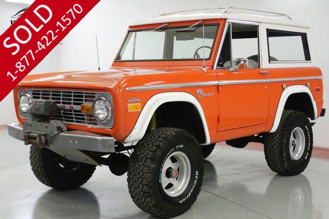 1970 FORD BRONCO 4x4 302 V8 RARE VISTA ORANGE LIFT NEW PAINT