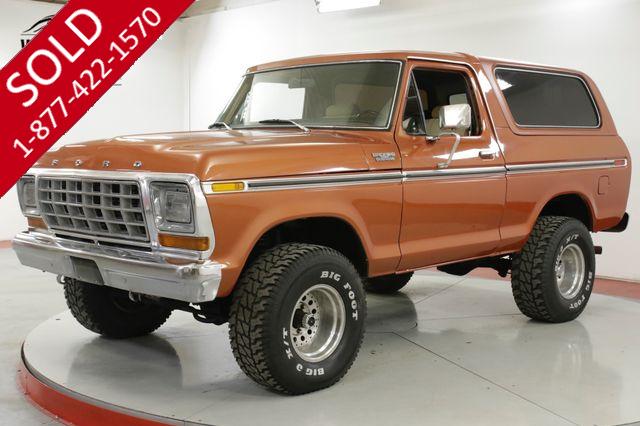 1978 FORD BRONCO  RESTORED CONVERTIBLE 460 V8 AC PS PB AUTO