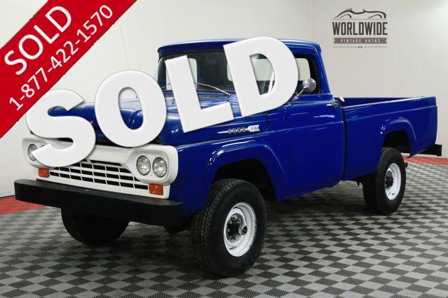 1960 FORD F-100 SOLD PRE VIP