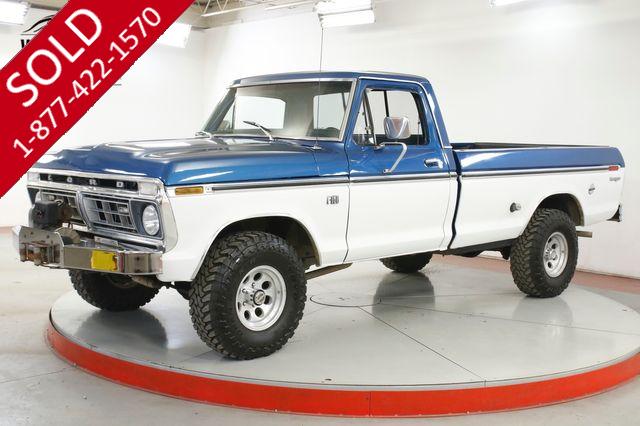 1976 FORD F-150 4X4 RANGER 390 AUTO PS PB WINCH FACTORY A/C